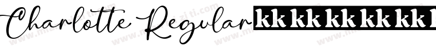 Charlotte Regular字体转换